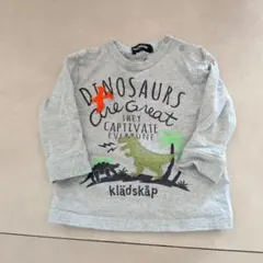 Klädskap 恐竜プリント Tシャツ 80