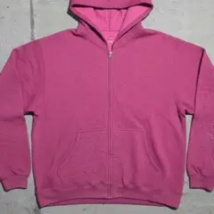 【2XL】Hanes ジップパーカー ピンク系 ヘインズ オーバーサイズ 2XLのサムネイル