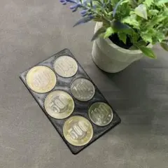 【極薄1.8mm】クレジットカードサイズ薄型コインケース 1800円分 ブラック
