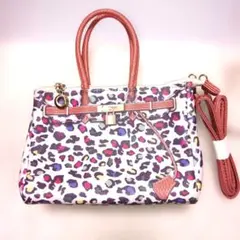【新品・未使用】ミューアン (mieux'un)　2wayバッグ　レオパード柄