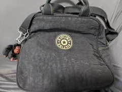 Kipling 黒 トートバッグ （ショルダーあり）モンキー付き