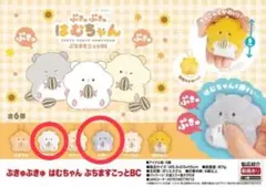 ぷきゅぷきゅはむちゃんプチマスコットBC ほわいと＆ぐれー