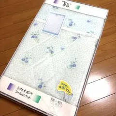 カネボウ ファッションケット ブルー花柄 120cm×160cm 丸洗いOKのサムネイル