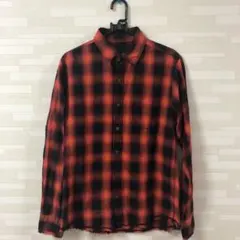 ナノユニバース　柄シャツ