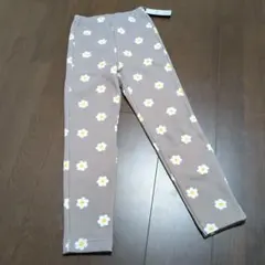 新品　chil2　裏起毛パンツ　暖かパンツ　花柄