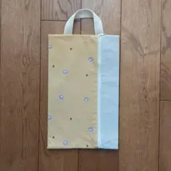 シューズケース　(くま　ハート)　上履き入れ