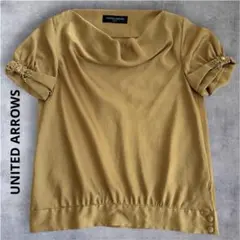 UNITED ARROWS ユナイテッドアローズ　半袖ブラウス ビジュー　38