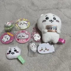 ちいかわ　缶バッチ　ぬいぐるみ