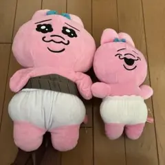 おぱんちゅうさぎ　縛られぬいぐるみリュックと小さいおぱんちゅうさぎ