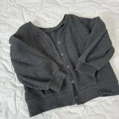 チャオパニック　グレー カーディガン 110