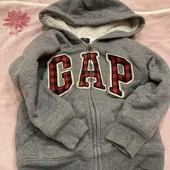 GAP フリース裏地 フード付きジャケット 4歳
