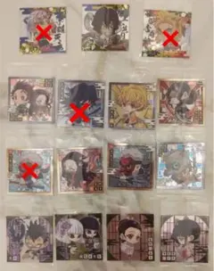 【新品】鬼滅の刃 ビックリマンチョコシール12枚セット