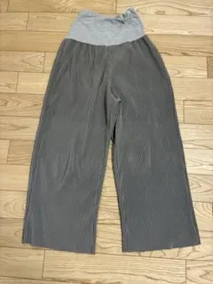 西松屋 マタニティ ワイドパンツ M-L グレー