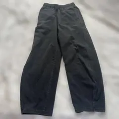 GU デニムスウェットバレルレッグパンツQ Sサイズ