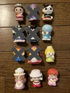 アンパンマン　指人形　サブキャラ6体