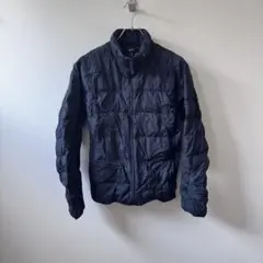 ユニクロ ウルトラライトダウンジャケット ネイビー S 収納袋付 インナーダウン