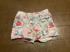 美品☆GAPキッズ花柄デニムショートパンツ3歳用☆ギャップ3T☆ZARAユニクロ