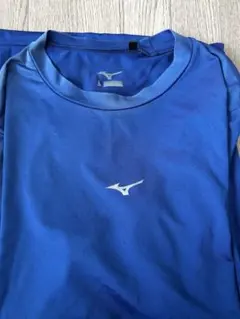 Mizuno 青 アンダーシャツ 使用感あり