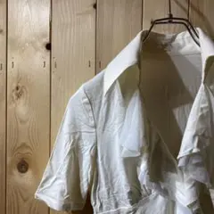 ss1868 BUONA GIORNATA カットソー 襟付き ポロシャツ 白