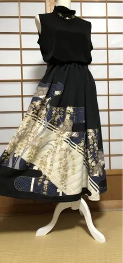 裏付き黒留袖から黒ワンピースドレス　　値下げしました 裏付き黒留袖から黒ワンピースドレス 値下げしました - メルカリ