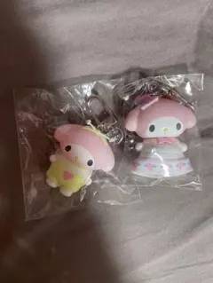 マイメロディ キーホルダー　むしさん　スイーツ　2個セット