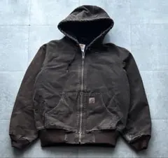カーハート　アクティブジャケット　ブラウン　J130 DKB Sサイズ　フェード