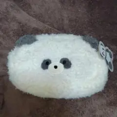 ふわふわ　パンダ　大容量　ペンケース　ポーチ　ぬいぐるみ　Panda　もこもこ