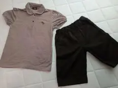 COMME CA ISM ポロシャツ120cm/パンツ110cm上下セット