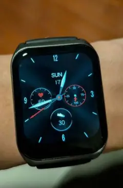 多機能スマートウォッチ ブラック タッチスクリーン
