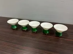白磁 お猪口 おちょこ 盃 ぐい飲み 陶器 酒器 5個セット RW612
