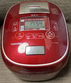TOSHIBA真空圧力IH炊飯器RC-10VRN 赤 5.5合炊き 2019年製 - メルカリ