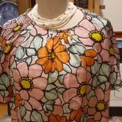 ZARA※BASIC花柄 半袖トップス❣️