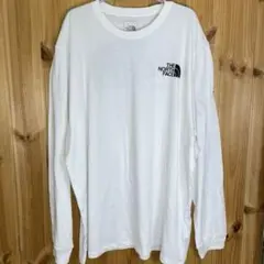 アメリカ限定 THE NORTH FACE ノースフェイス 長袖 ロンTホワイト