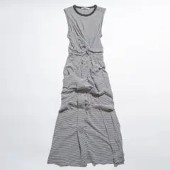 ALEXANDER WANG ボーダー デザインワンピース