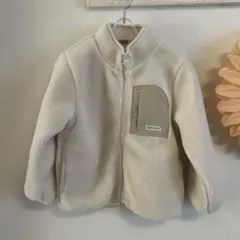 petit main フリースジャケット クリーム色