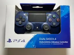 新品 PS4 コントローラー 純正 DUALSHOCK4 ミッドナイト・ブルー