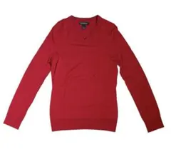 美品✨バナナリパブリック 薄手 ニット M 赤 メンズ トップス 長袖