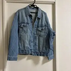 GU ライトブルー デニムジャケット サイズ L