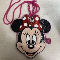ミニーマウス スパンコールバッグ　ディズニー