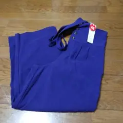 ネイビー　サロペット　パープル　М