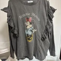 値下げミニーマウス フリル付きトレーナー
