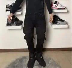 mnml M6 ストレッチデニム　ブラック