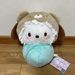 新品 サンリオキャラクターズ ラテクマベビーおくるみBIGぬいぐるみ