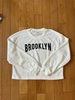 BROOKLYN ロゴ 長袖カットソー ホワイトのサムネイル