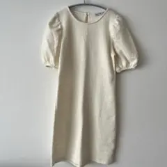ZARA パフスリーブ ワンピース S