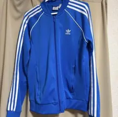 adidas ジャージ blue Mサイズ