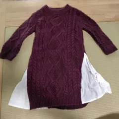 ニットワンピース　100