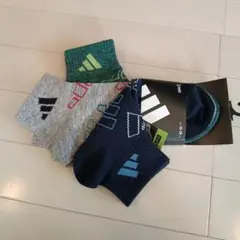 【新品未使用】アディダス ソックス 3足セット　26-28センチ