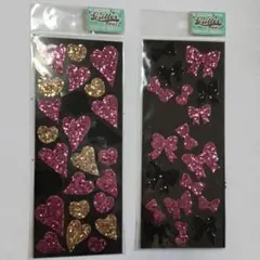 平成女児　平成レトロ　シール 当時物　クラックス　グリッターシール　セット