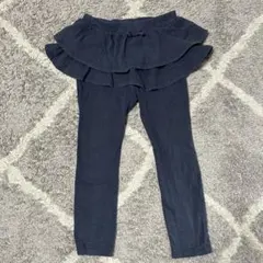 【スカッツ】ユニクロ　フリル　レギンス　ネイビー